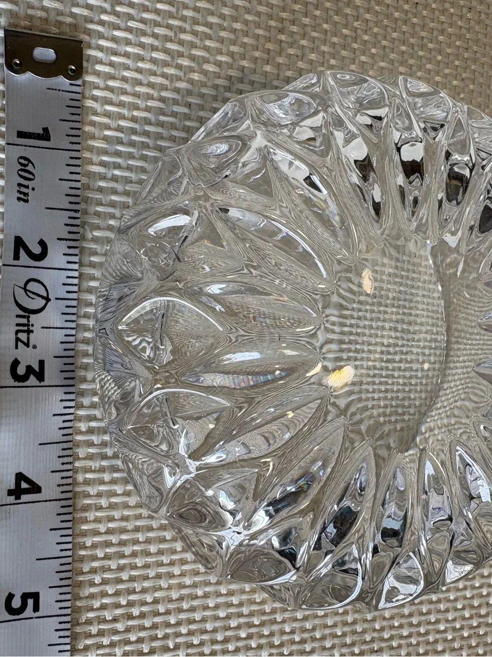 Vintage Gorham Althea Crystal Bowl C160 4 1/2